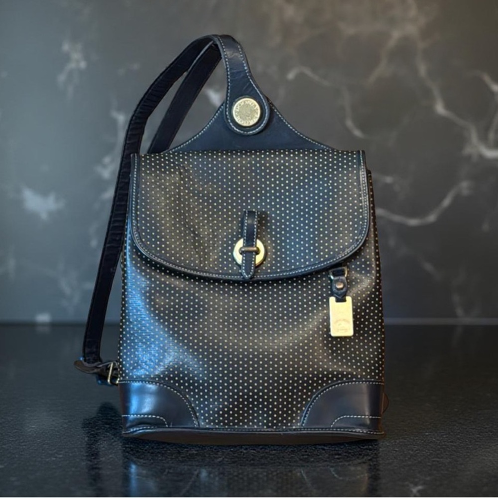 Vintage Dooney and Bourke Leather Cabriolet Backpack